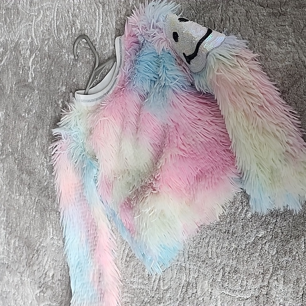 MIA New York Pastel Sweater With SmileyFace Sequin Patch